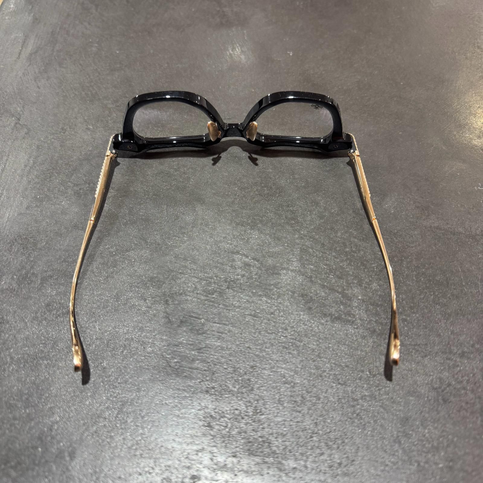 CHROME HEARTS ウエリントン ゴールドフレーム サングラス アイウェア 