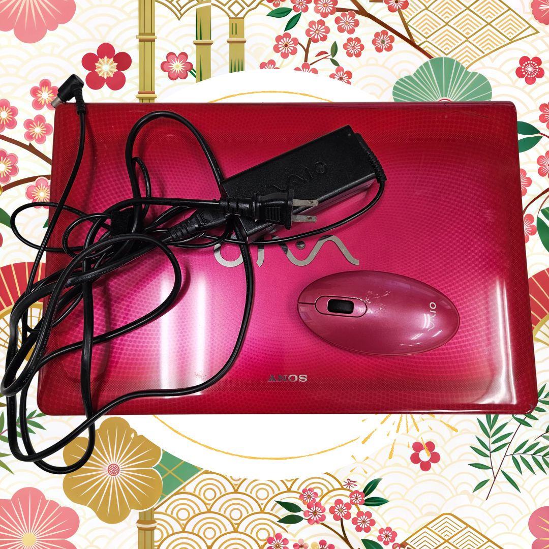 SONY VAIO ノートPC ピンク Windows7 初期済み ジャンク扱い AC
