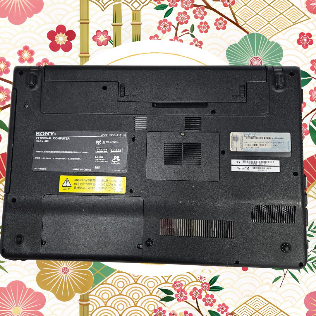 SONY VAIO ノートPC ピンク Windows7 初期済み ジャンク扱い AC