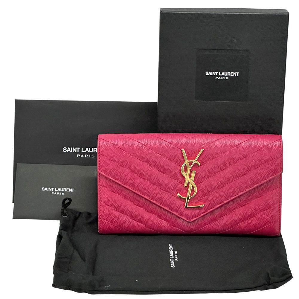 サンローラン SAINT LAURENT 財布 レディース ブランド カサンドラ 長 
