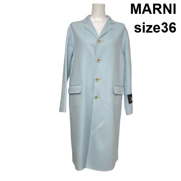 ◇ マルニ MARNI シングルブレストコート チェスターコート 長袖  