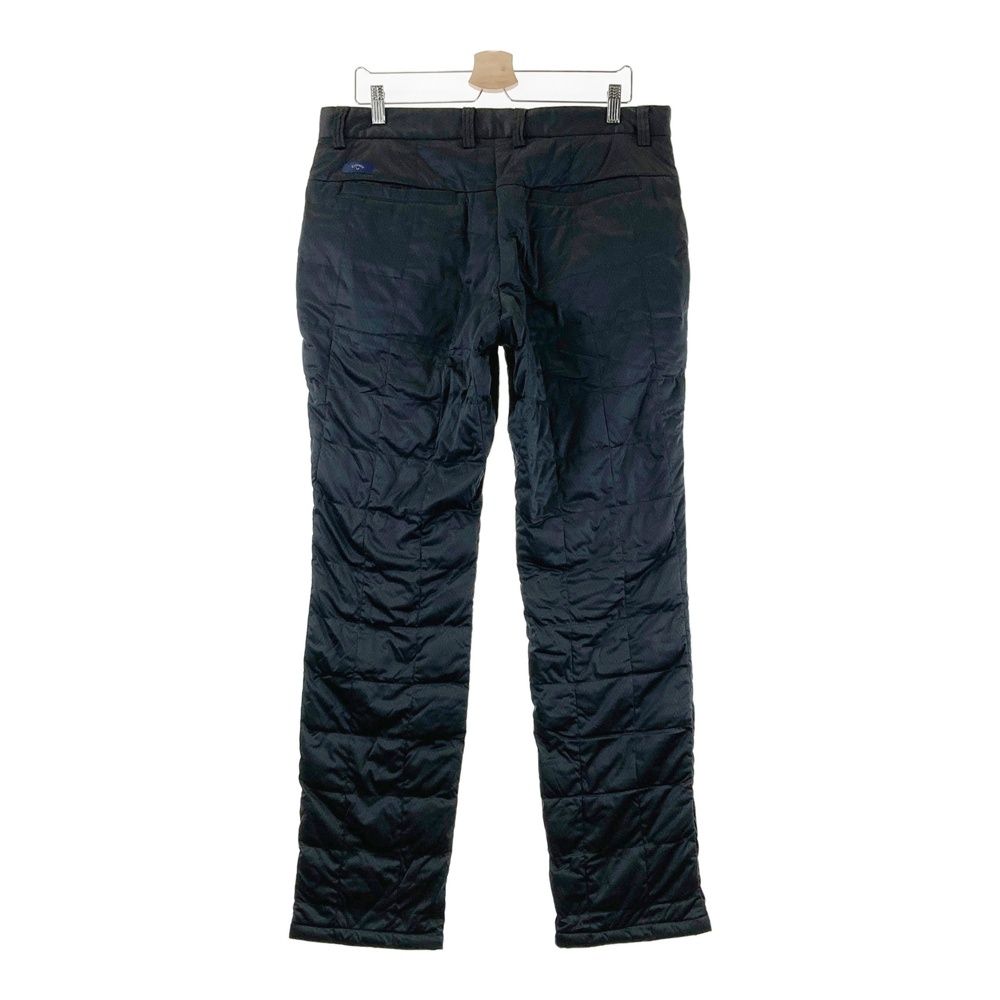 サイズ：3L CALLAWAY キャロウェイ 中綿パンツ チェック柄 ブラック系