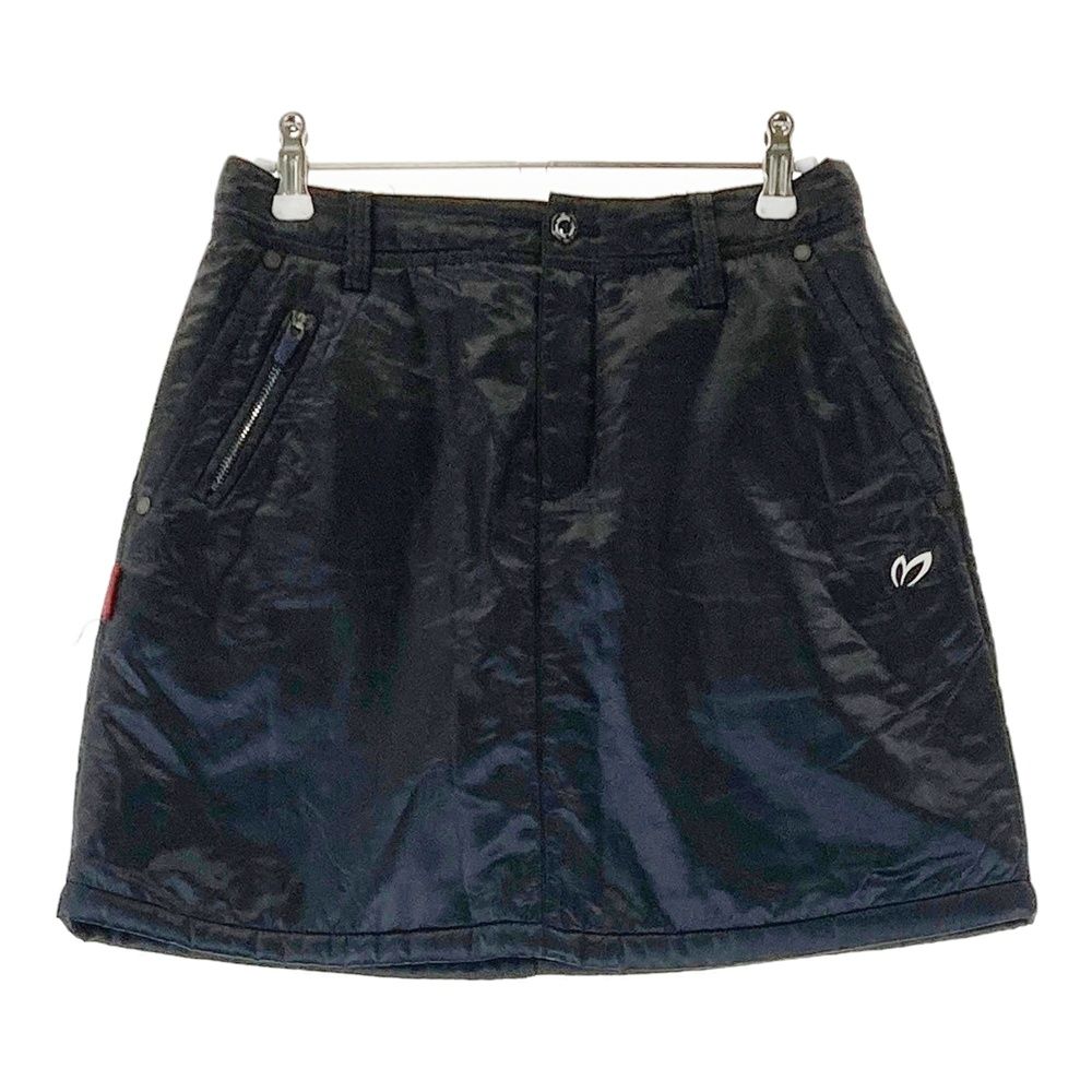 マスターバニーエディション 黒 ブラック プリントロゴ スカート サイズ0 マスターバニーエディション 黒 ブラック プリントロゴ スカート