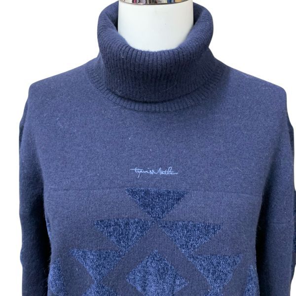 【トラビスマシュー】L ネイビー セーター TRAVIS MATHEW トラビスマシュー ニット セーター ネイビー系 L ゴルフ