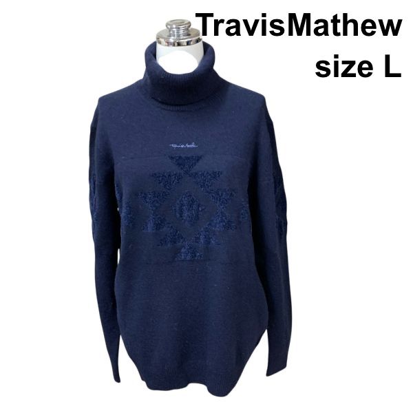 □ トラヴィスマシュー TravisMathew セーター 長袖 タートルネック 地