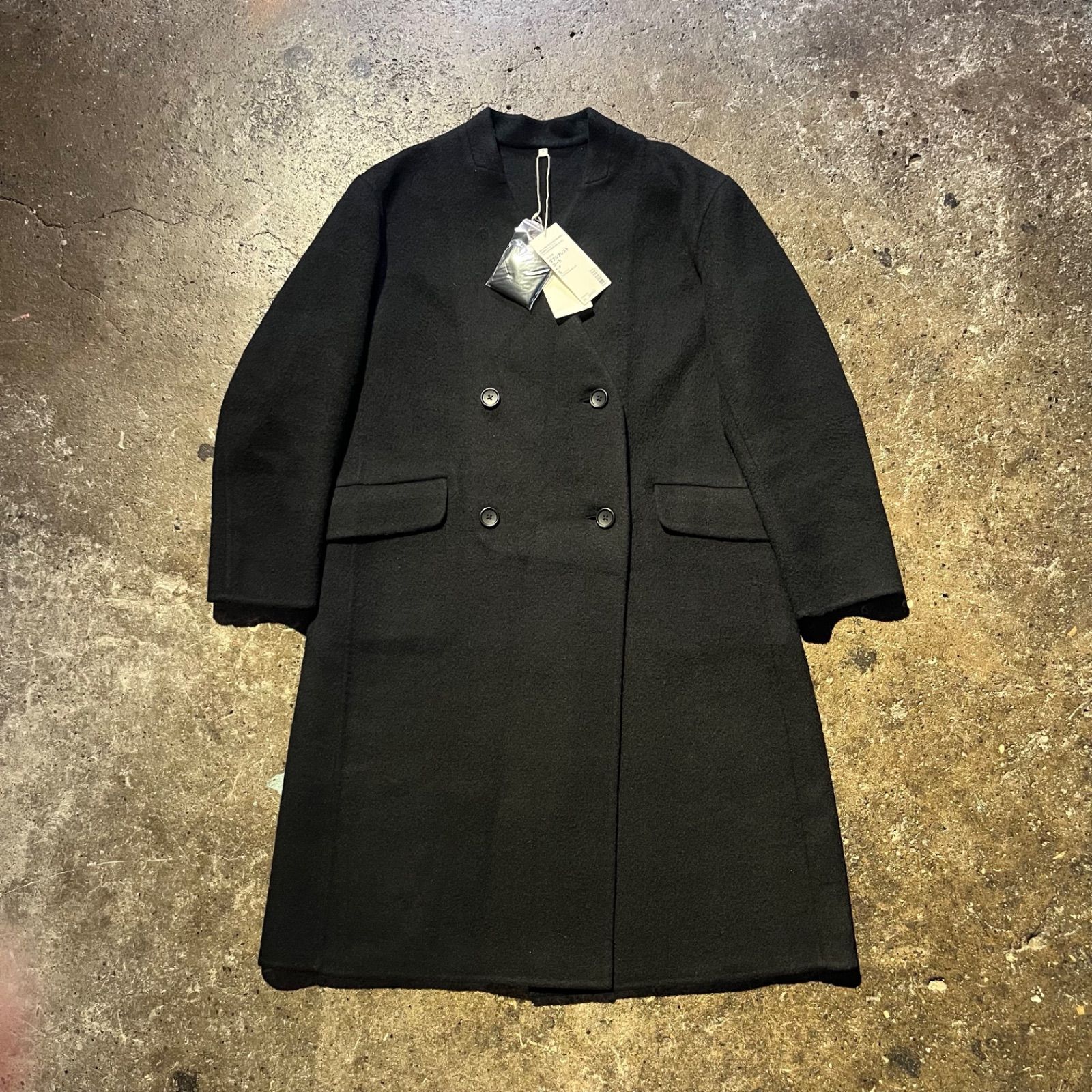 MUJI LABO ムジ ラボ カシミア混 ダブルブレスト コート Cashmere