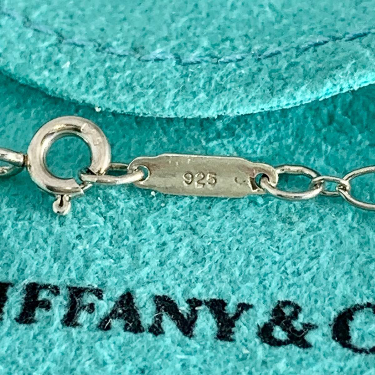 ティファニー オーバル リンク チェーン ネックレス シルバー VI2e