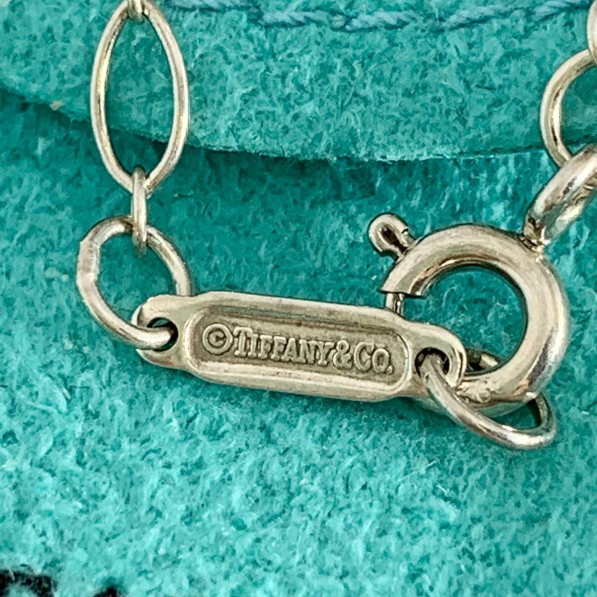 人気 ティファニー オーバル リンク チェーンネックレス シルバー 約60