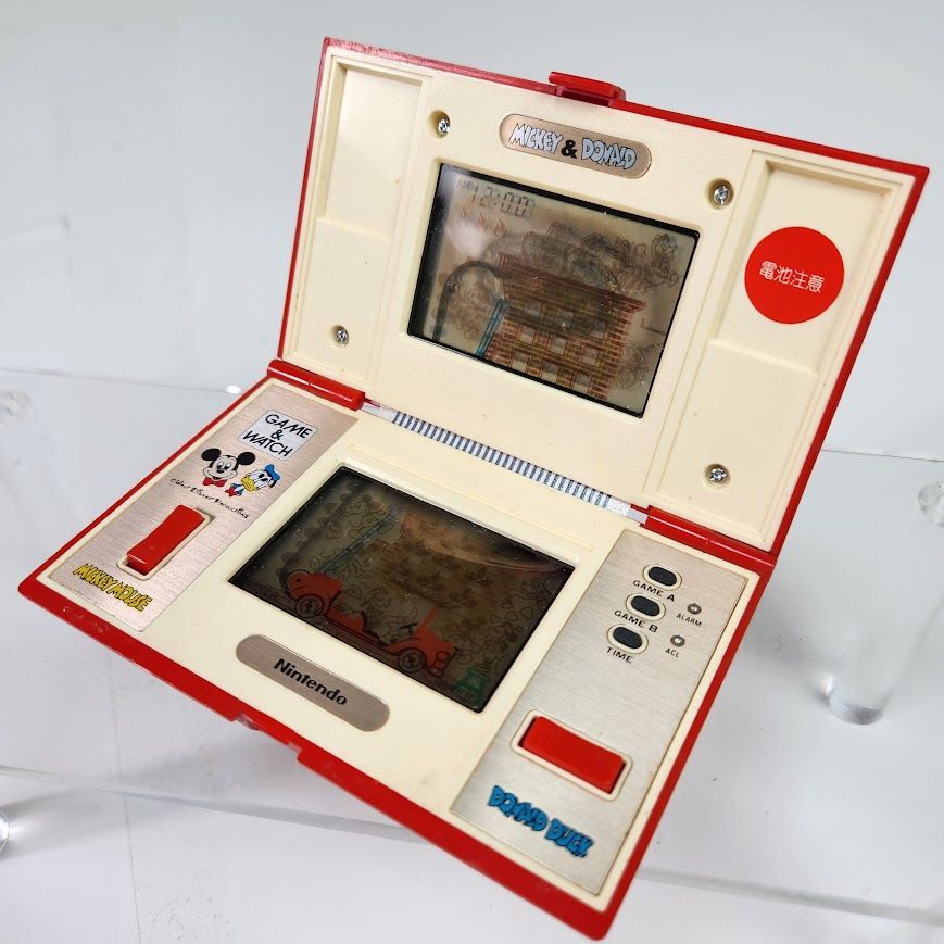 Nintendo　ゲームウォッチ　ミッキ&ドナルド NINTENDO GAME AND & WATCH Mickey & Donald Multi Screen 1983 Direct