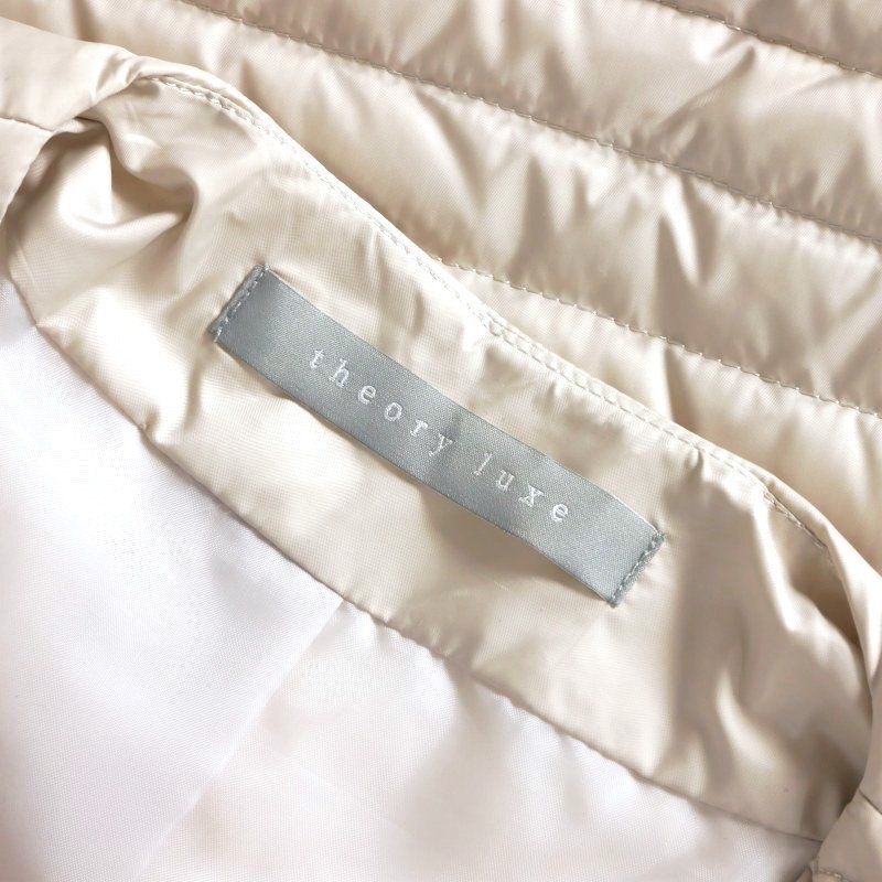 セオリーリュクス theory luxe ALANA LIGHT.DAWN ノーカラー ダウン