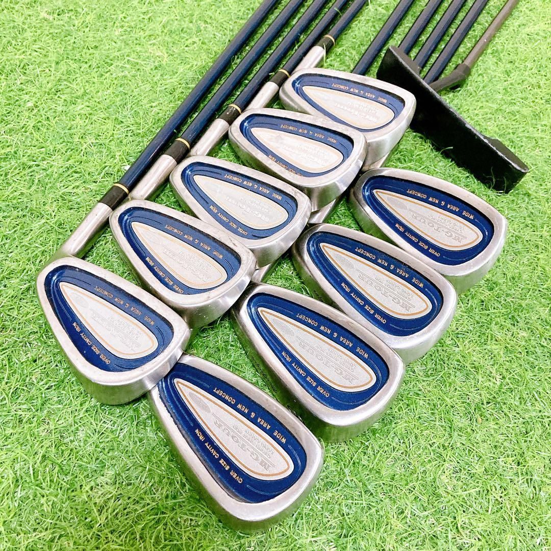 M2 ミズノ　初心者オススメ　ゴルフクラブセット　メンズ　12本セット M2【バッグ美品】ミズノ 初心者オススメ ゴルフクラブセット メンズ 14