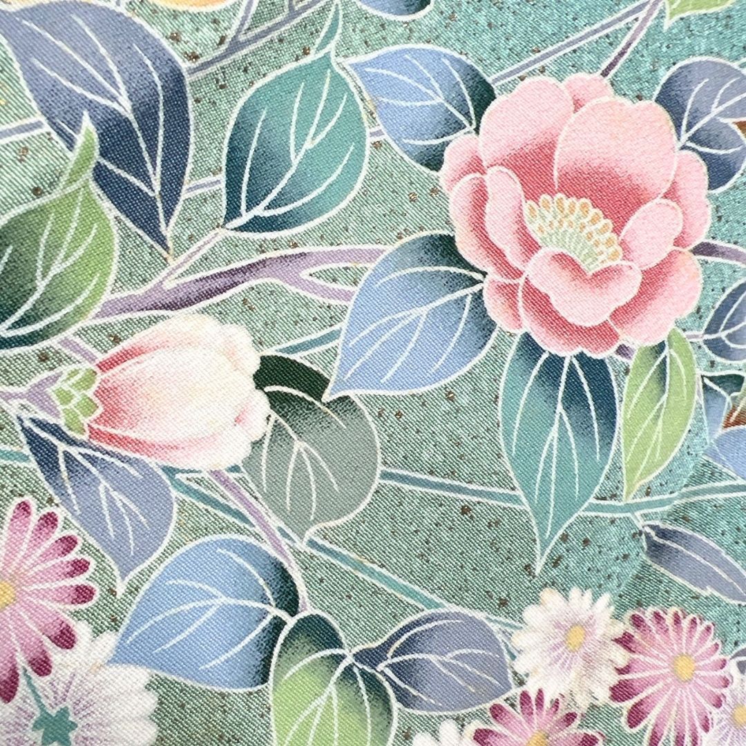 京加賀友禅 訪問着 紋無し 松 菊花 萩 花模様 着物 012b p ms - メルカリ