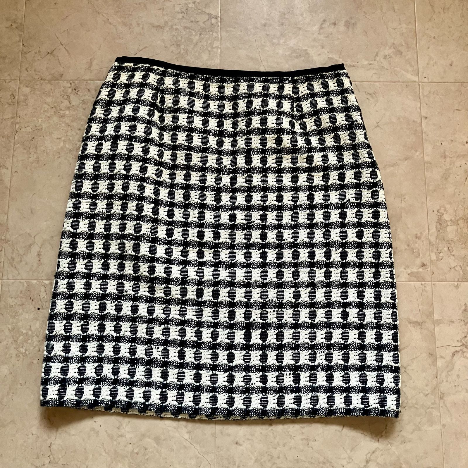 MACPHEE トゥモローランド LINTONツイード セットアップ M ノーカラー