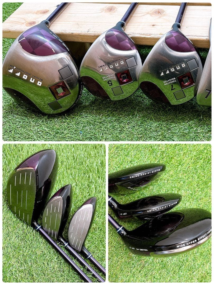 クラブのみ　オノフ　ゴルフクラブ　レディースセット　右利き　FLEX L クラブのみ オノフ ゴルフクラブ レディースセット 右利き FLEX L