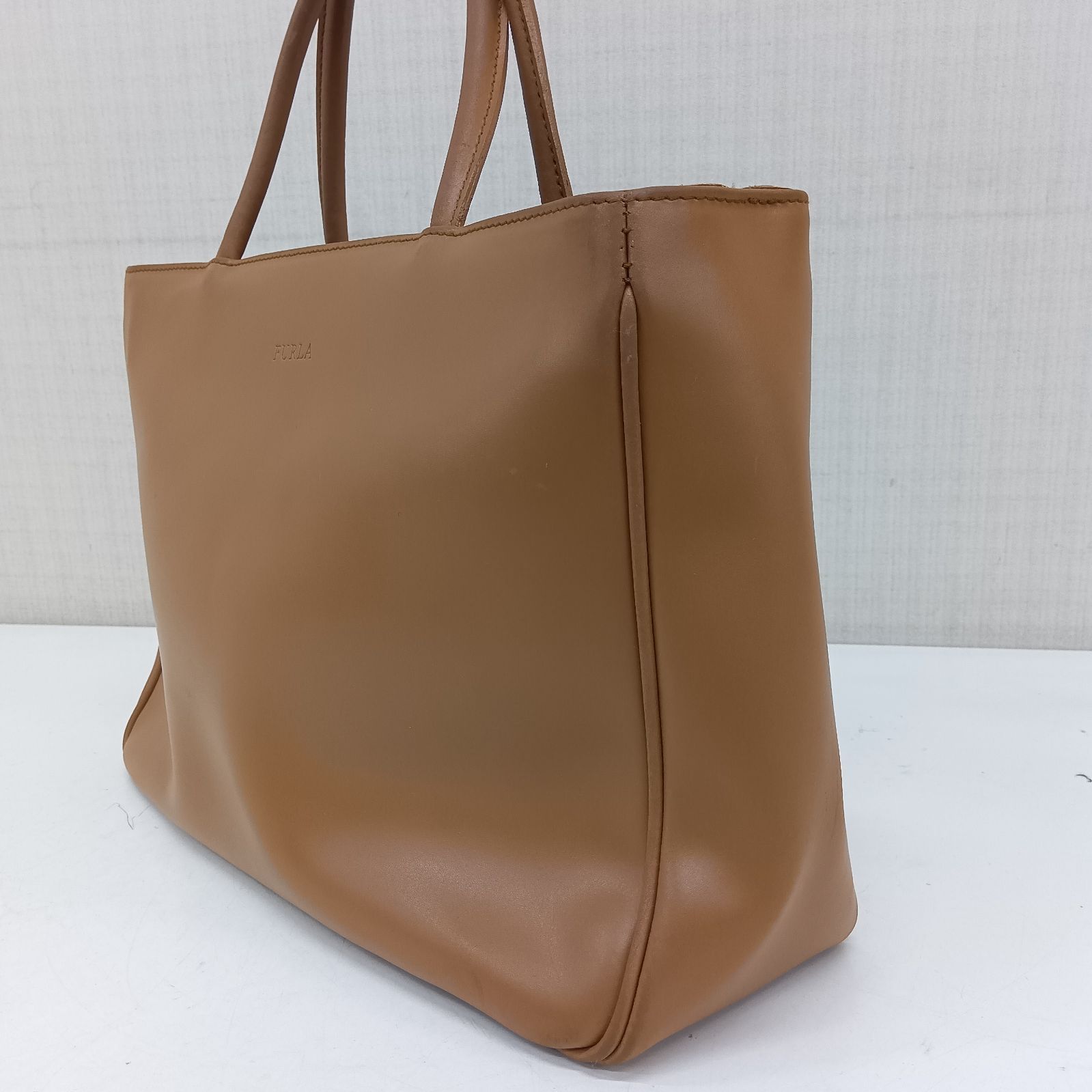 FURLA フルラ トートバッグ 本革レザー ビジネス ダブルハンドル 