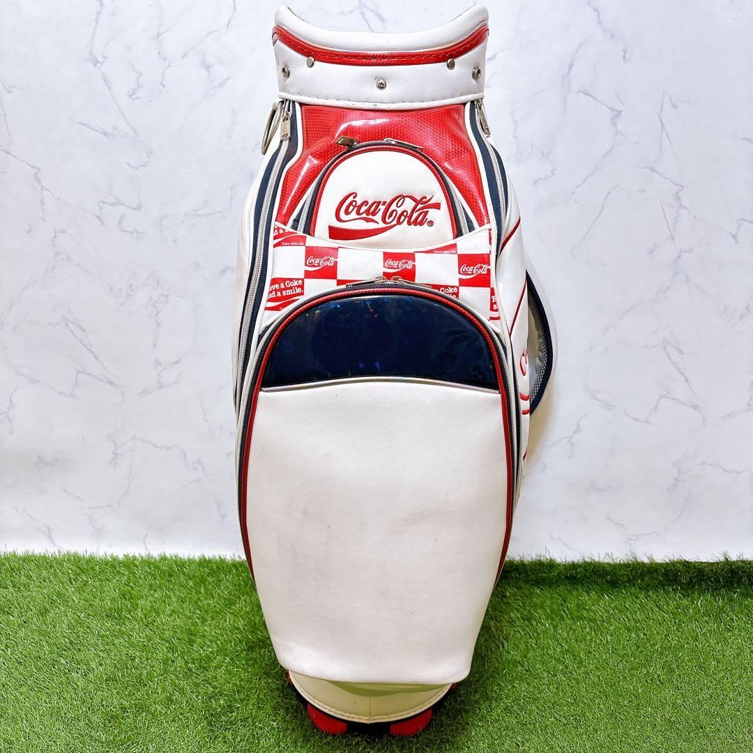 M希少 限定 廃盤品 コカコーラ キャディーバッグ ゴルフクラブケース