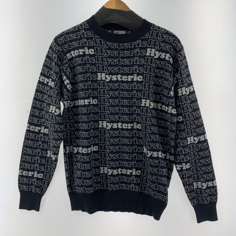 中古品】 ヒステリックグラマー HYSTERIC GLAMOUR 総柄 ニット