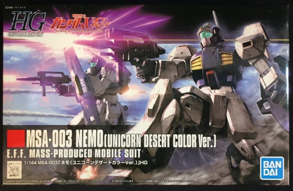 BANDAI SPIRITS HGUC ネモ(ユニコーンデザートカラーVer.) 164 - メルカリ