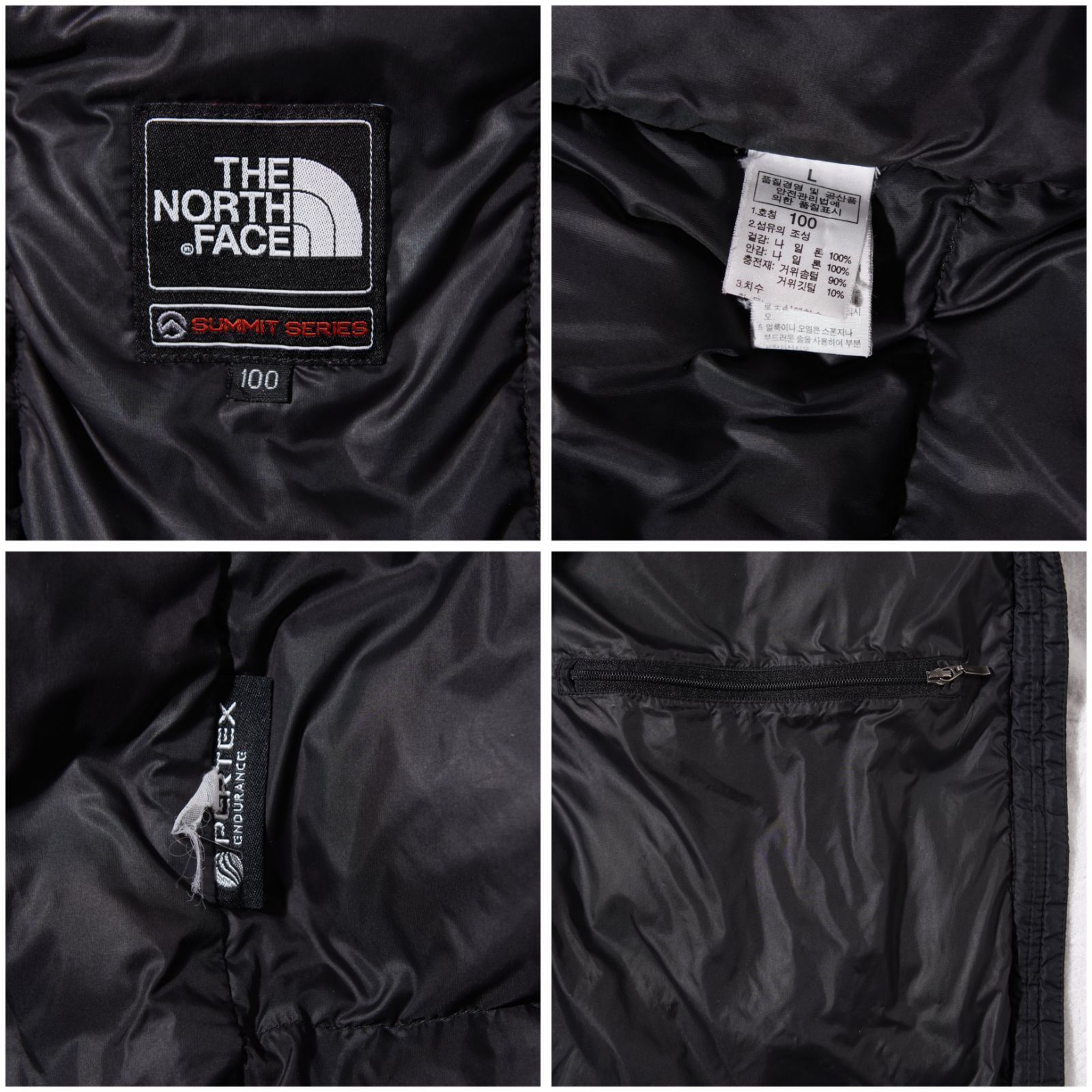 ノースフェイス THE NORTH FACE ダウンジャケット L ブラック 800 