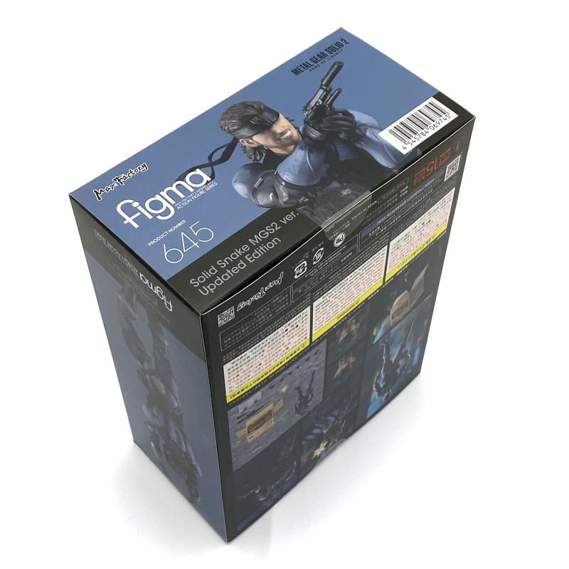 中古】【未開封】figma ソリッド・スネーク MGS2 ver. アップデート