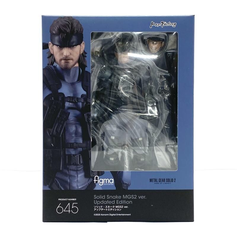 figma ソリッド・スネーク 645 新品 未開封 中古】S未開封)MaxFactory figma 645 ソリッド・スネーク MGS2 Ver