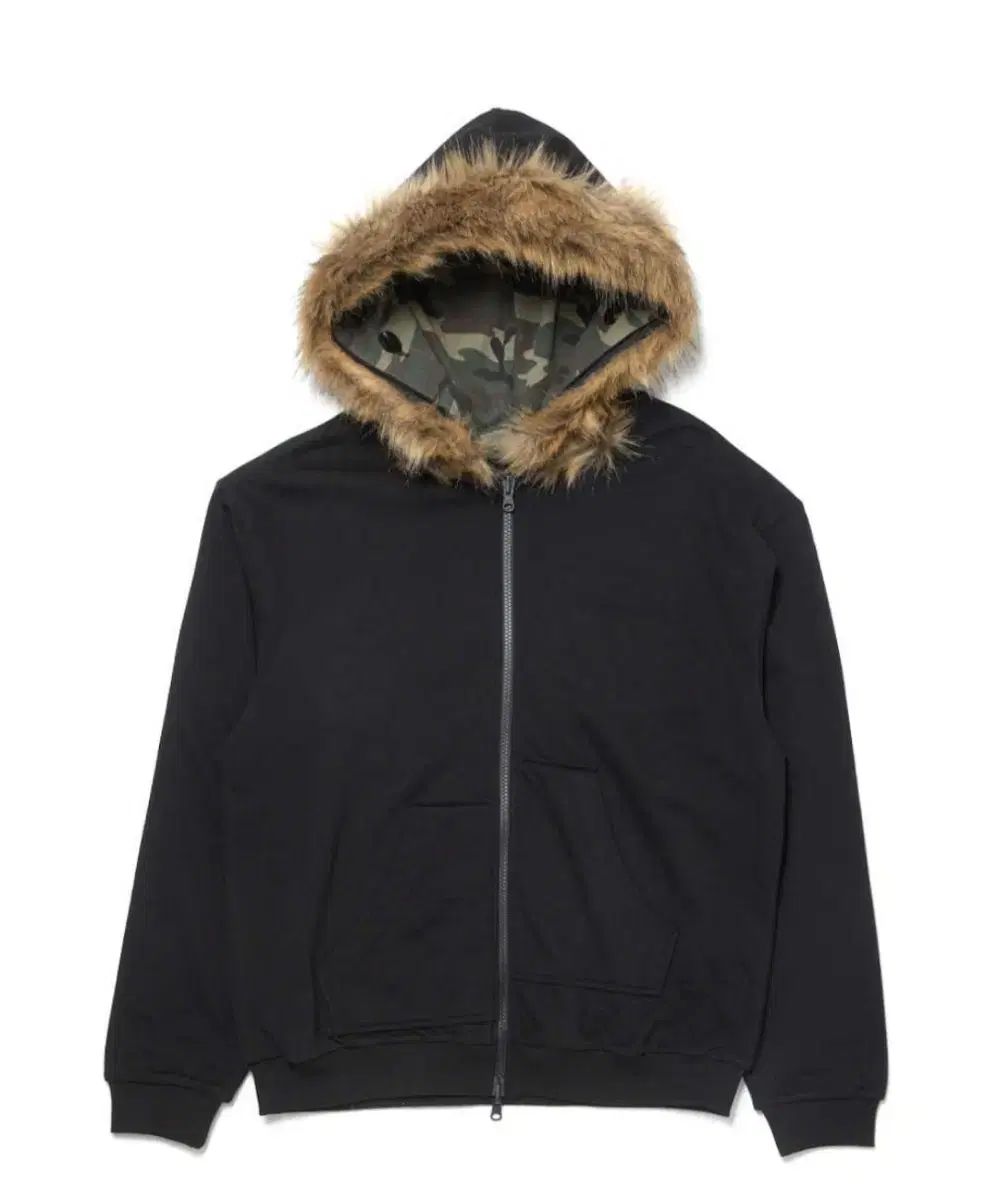 Hatchingroom リバーシブル ファー フード WHO ポップ