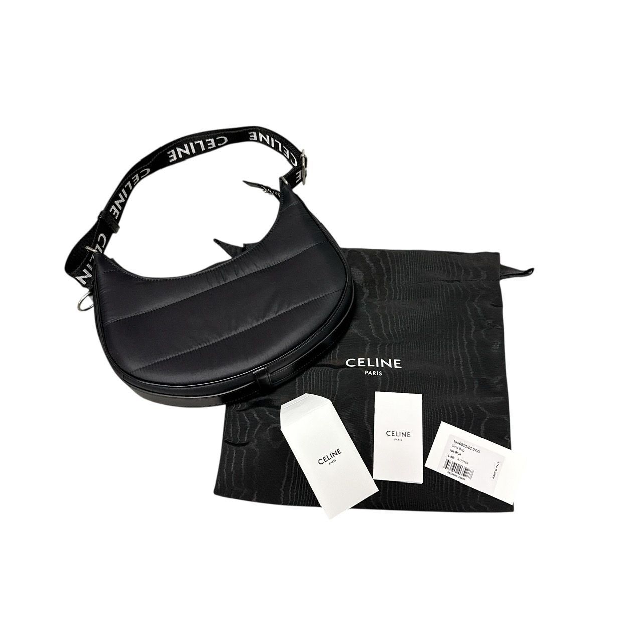 CELINE セリーヌ Ava ナイロン ミディアム ストラップバッグ