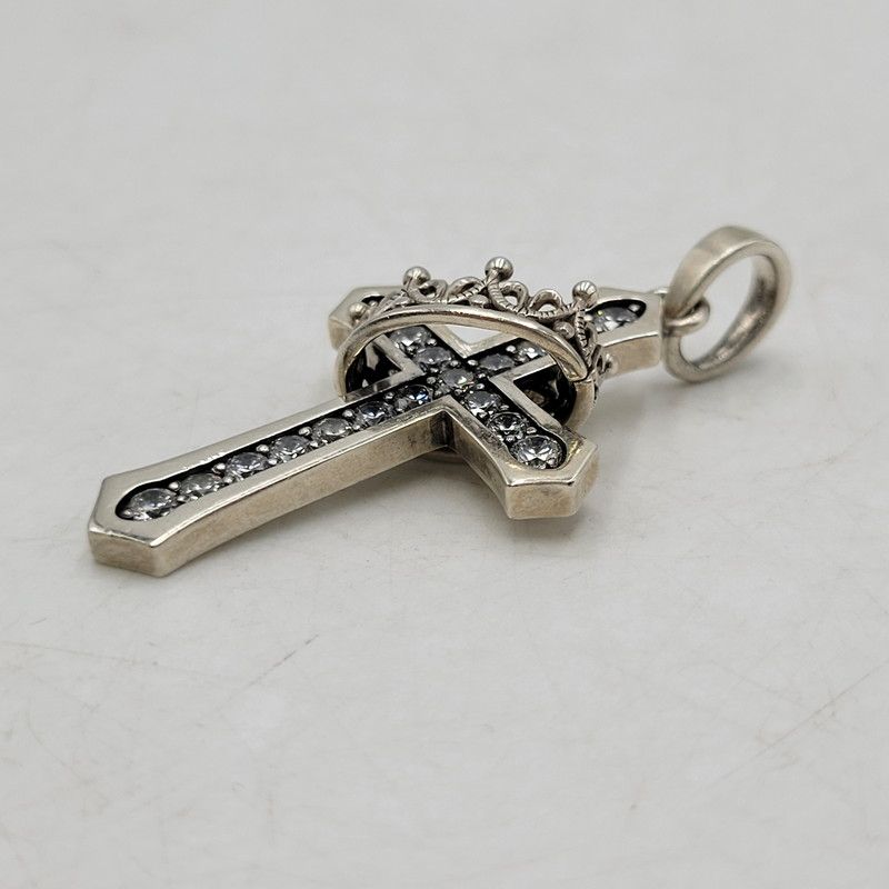 JUSTINDAVIS CROSS with CROWN/STONE ペンダント CROSS with CROWN/STONE PENDANT | JUSTIN DAVIS – JUSTIN DAVIS GLOBAL
