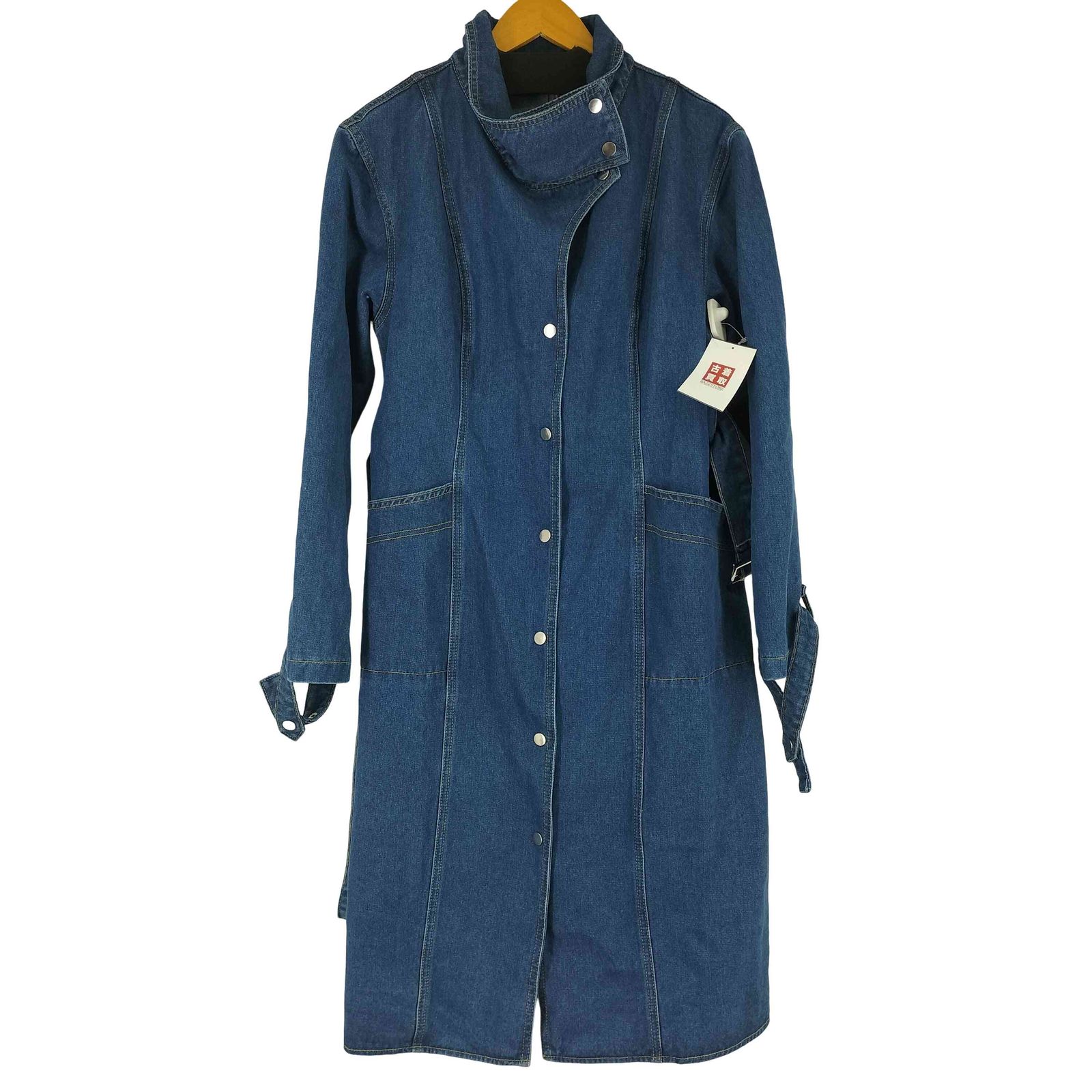 USED古着(ユーズドフルギ) Y2K  リメイク デニムコート レディース 表記無 【中古】【ブランド古着バズストア】 ユーズドフルギ USED古着 チンスト デニム コート レディース import