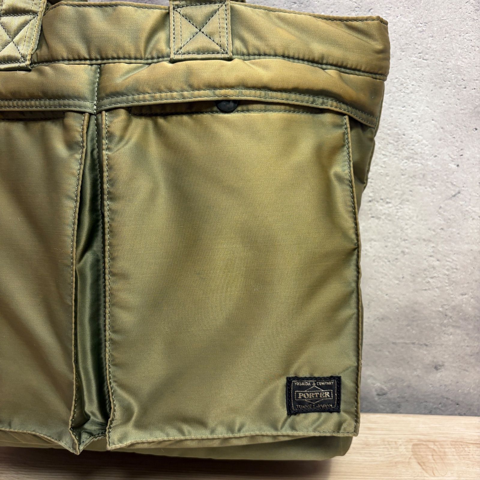 ✨PORTER タンカー トートバッグ カーキ セージグリーン ポーター