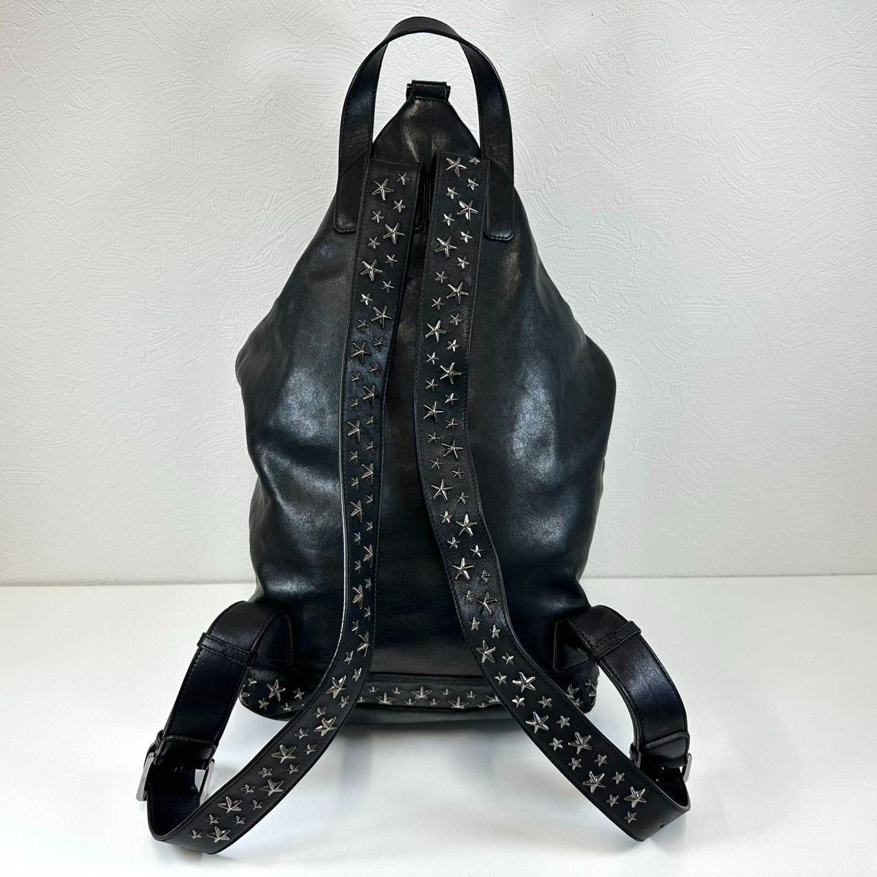 返品OK】JIMMY CHOO ジミーチュウ フィッツロイ スタッズ レザー