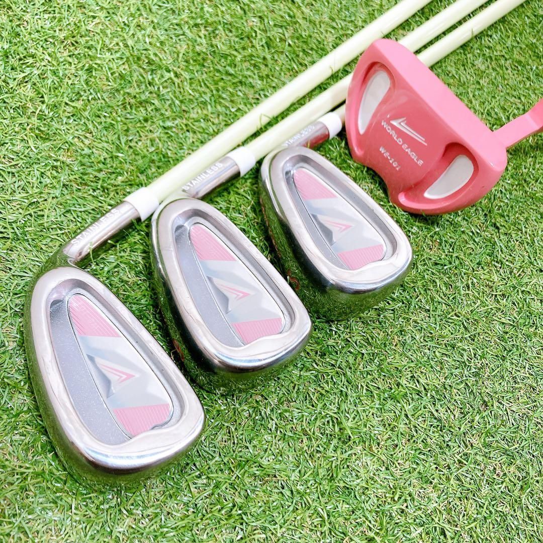 3 ミズノ　初心者オススメ　ゴルフ　クラブセット　レディース　FLEX L 8 初心者オススメ ゴルフクラブセット レディース FLEX L - メルカリ