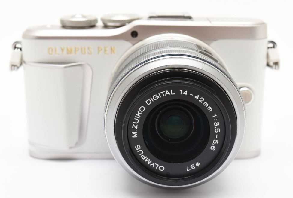 スマホ転送✨ OLYMPUS PEN E‑PL9 ホワイト ミラーレス 一眼レフ - メルカリ