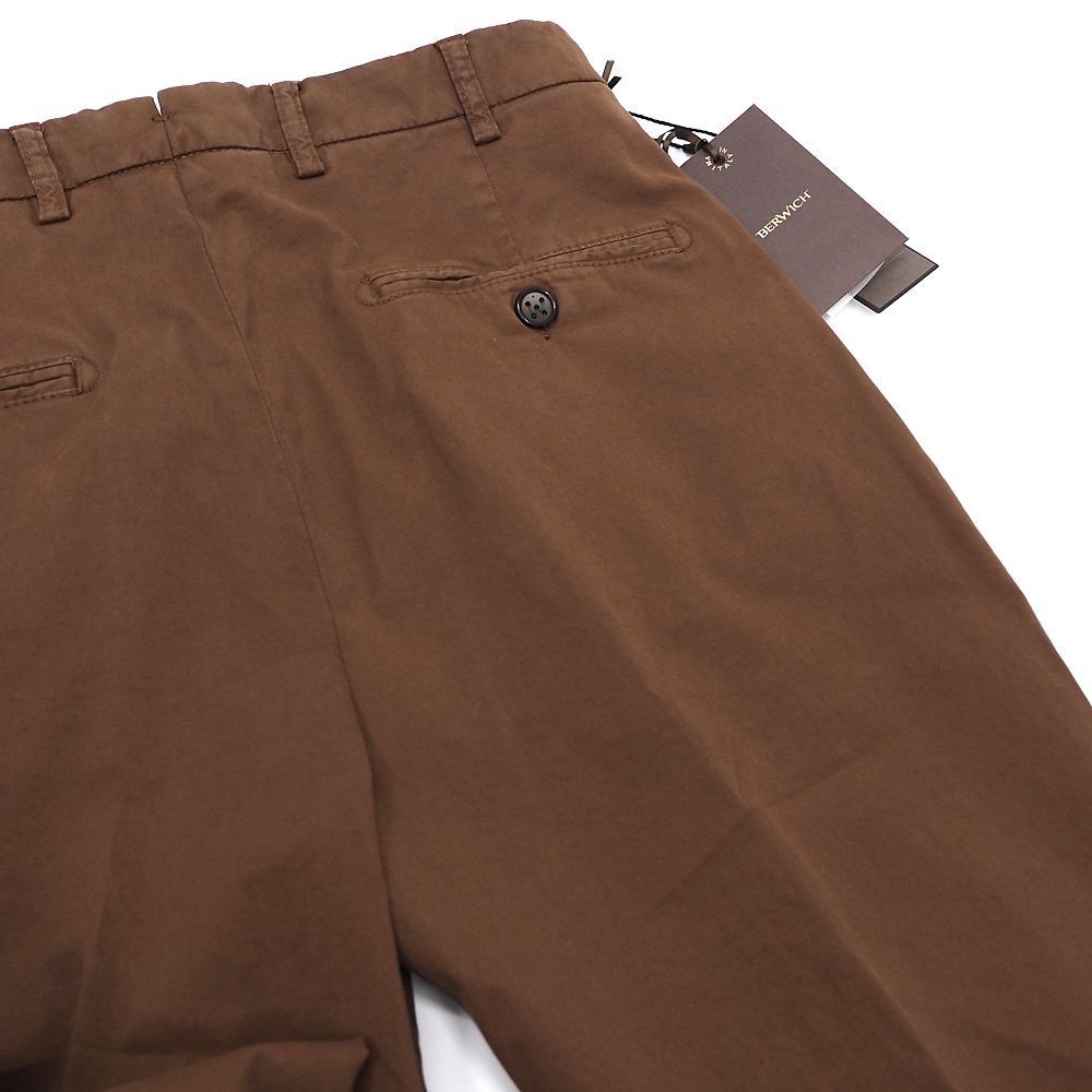 未使用品 BERWICH ストレッチ パンツ 【サイズ：44】 ブラウン 定価