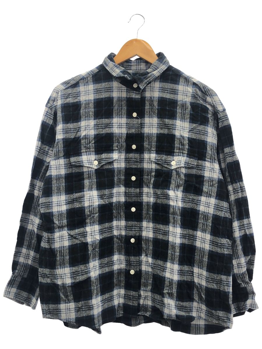 FRAMeWORK フレームワーク ネルチェックシャツネイビー