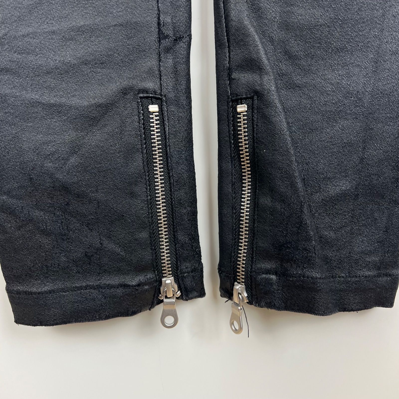 NO ID. BLACK 2022aw coating sarouel skinny cargo pants 2 451006