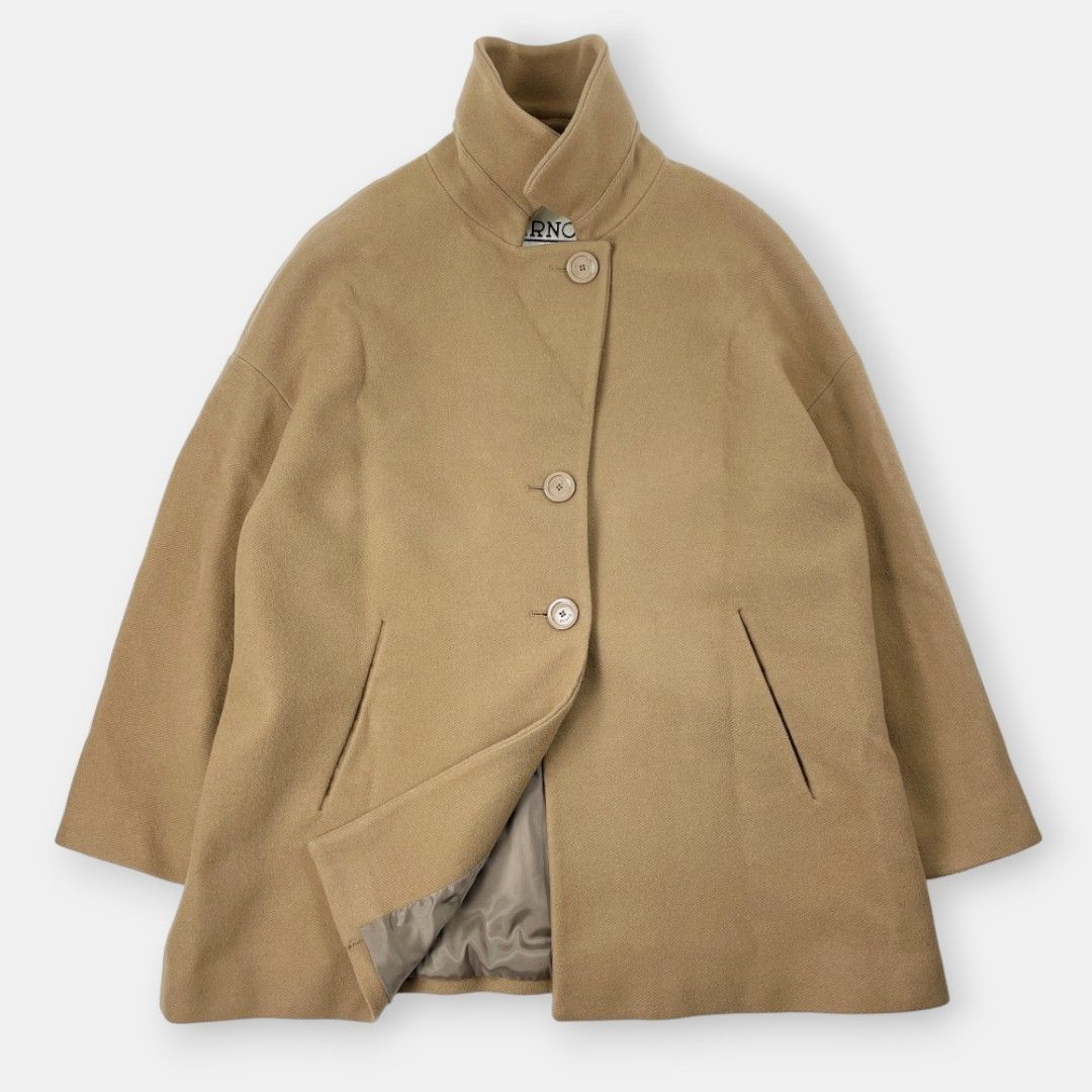 HERNO ヘルノ 21AW ウール テーラード コート 大きいサイズ GC0323D