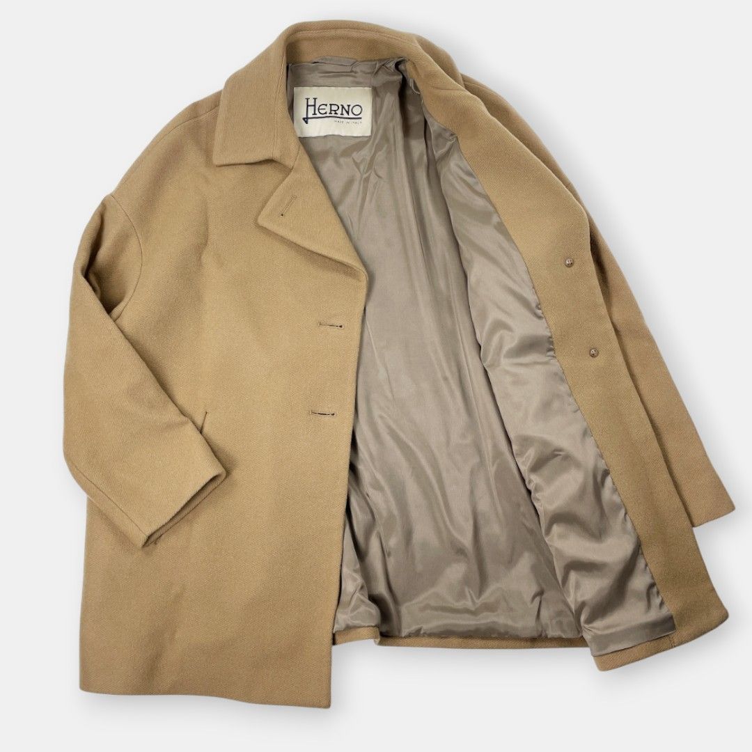 HERNO ヘルノ 21AW ウール テーラード コート 大きいサイズ GC0323D