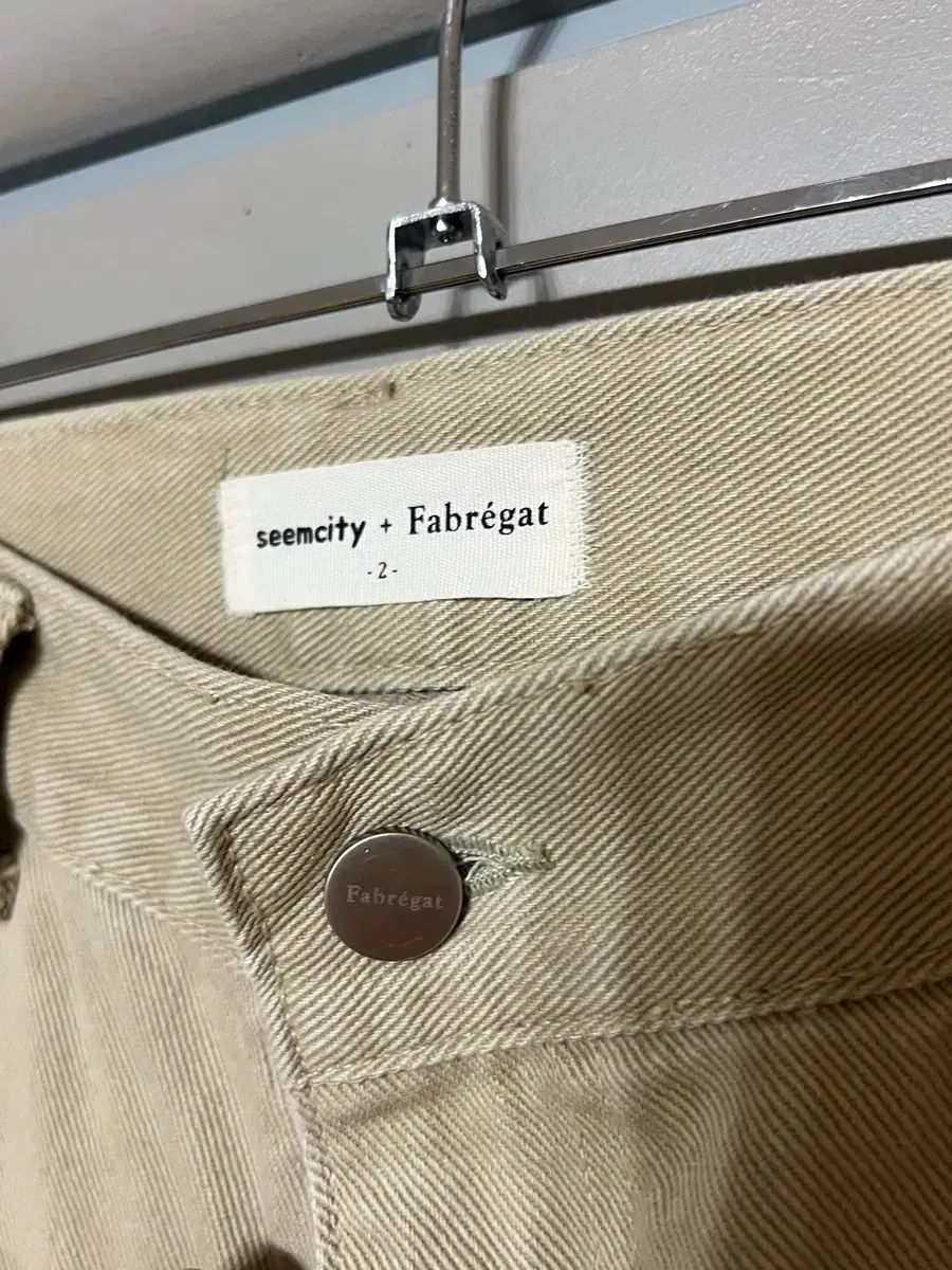  Seemcity Fabregat ベージュワイド パンツ チノパン パンツ