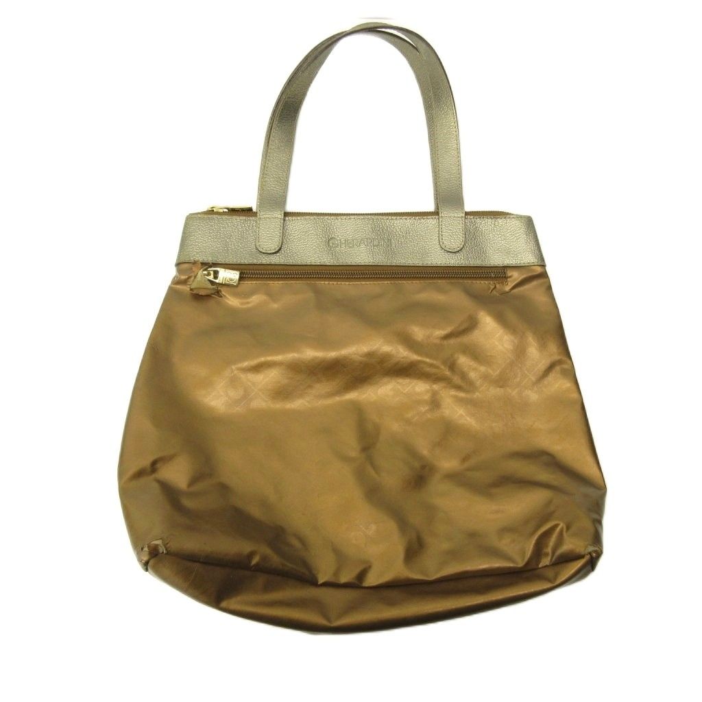 GHERARDINI ゴールド トートバッグ ゲラルディーニ GHERARDINI ミニ トートバッグ ビニール ゴールド