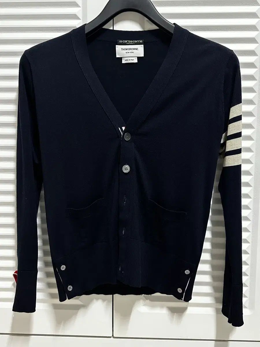 トム ブラウン カーディガン ネイビー