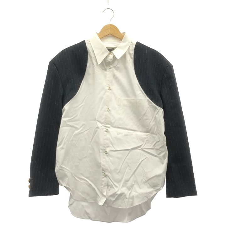 FUMIE TANAKA フミエタナカ shoulder shjk ショルダーシャツジャケットホワイト2