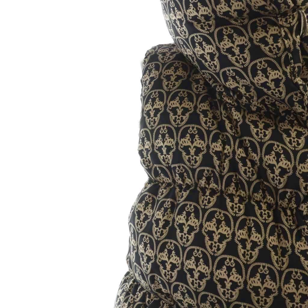 トーマスワイルド THOMAS WYLDE ダウンベスト ジップアップ ロゴ 総柄