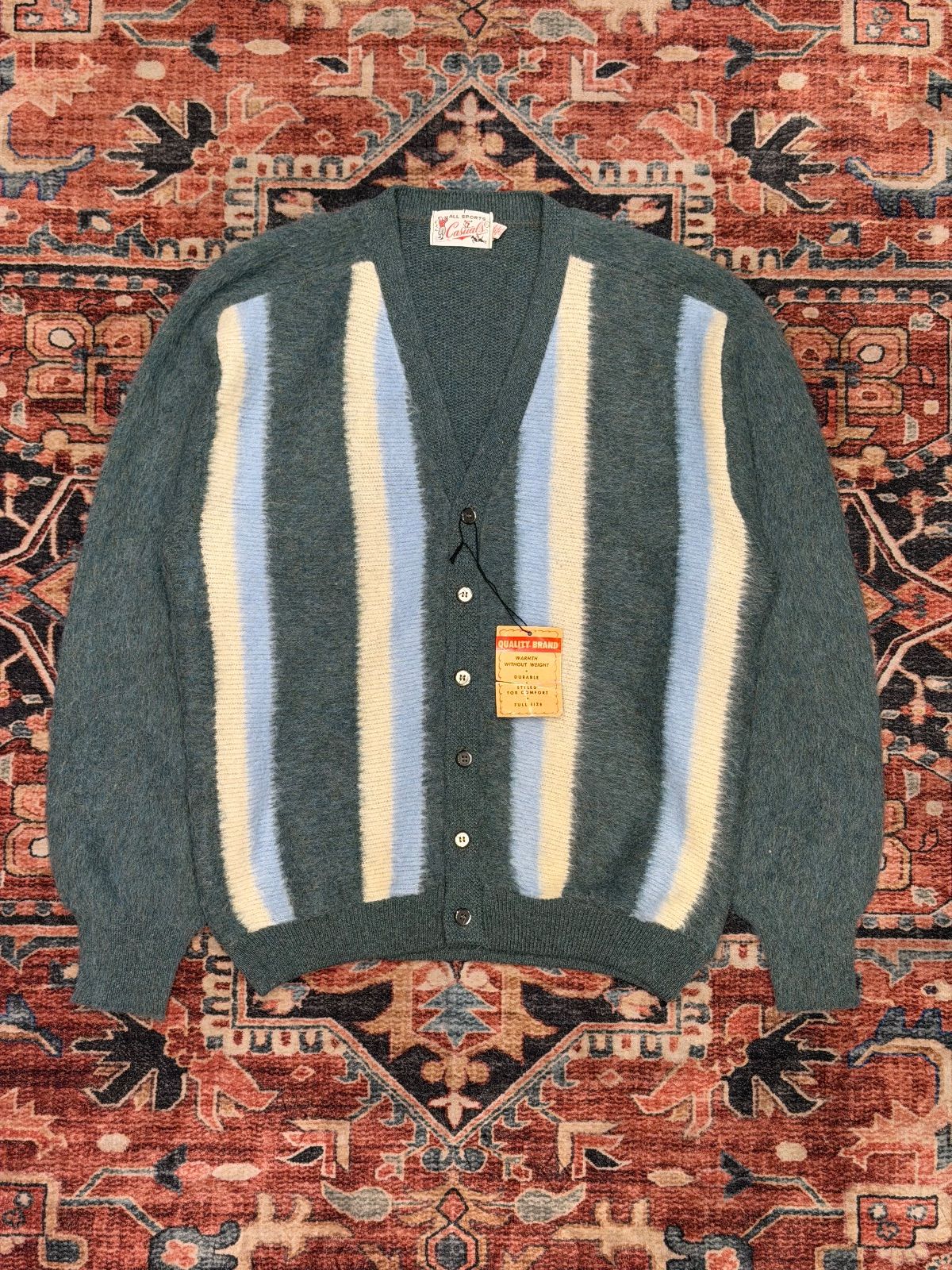 USA製60s DIPLOMAT毛足長モヘア カーディガン カートコバーン Mohair cardigan カート コバーン  モヘア 60s DIPLOMAT Mohair