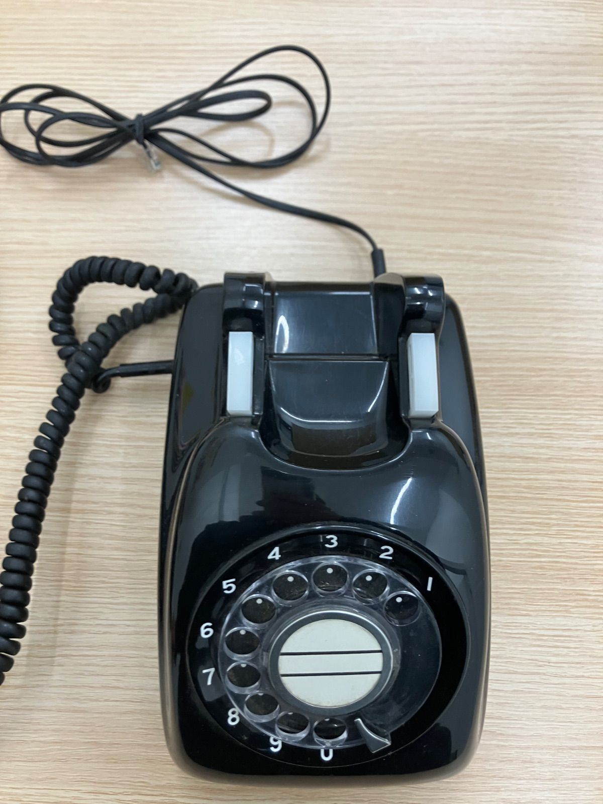 黒電話 日本電信電話公社 600-A2 ダイヤル式電話機 昭和レトロ 動作