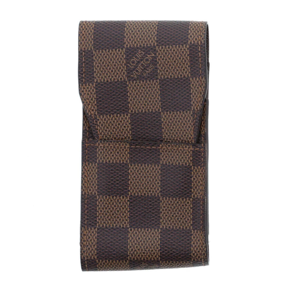LOUIS VUITTON ルイヴィトン ダミエ エテュイ シガレット シガレットケース N63024 レディース ダミエキャンバス ブラウン 中古