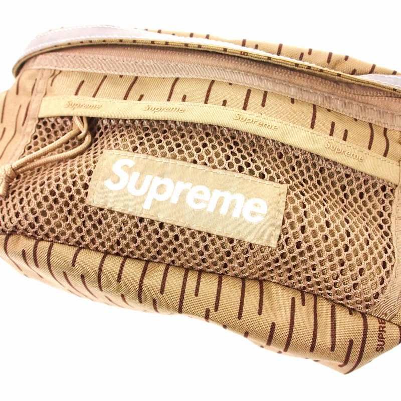 シュプリーム SUPREME 24FW Waist Bag Tan Raindrop ウエストバッグ