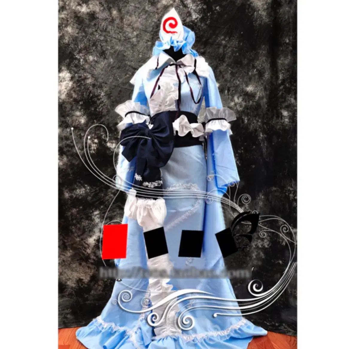 東方PROJECT 西行寺幽々子 コスプレ XL