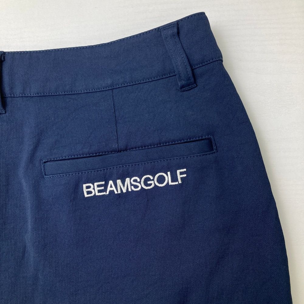 サイズ：M BEAMS GOLF ビームスゴルフ パープルレーベル レース装飾