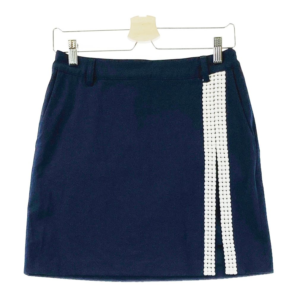 新品未使用　BEAMS GOLF レディース スカート M ネイビー ビームスゴルフ スカート ネイビー ロゴ レディース M ゴルフウェア